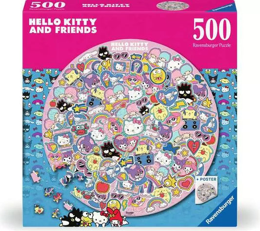 Ravensburger Hello Kitty 500 piece round puzzle box