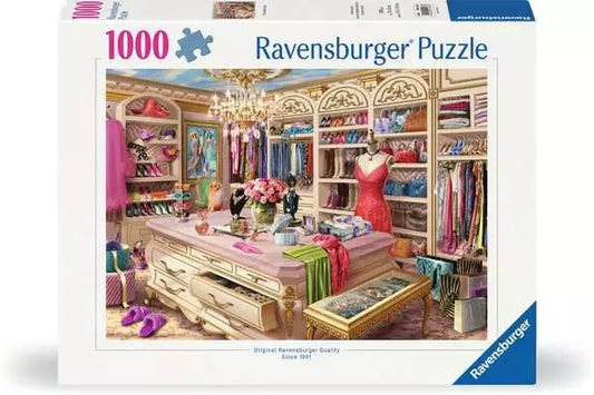 Ravensburger The Coveted Closet 1000 piece puzzle box