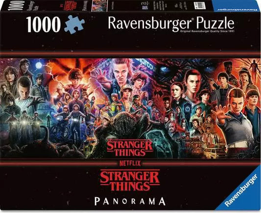 Ravensburger Stranger Things 1000 piece panorama puzzle box