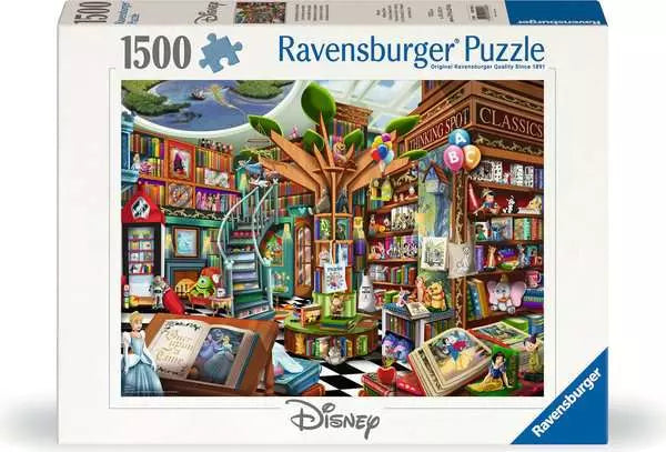 Ravensburger Magical Disney Bookshop 1500 piece puzzle box