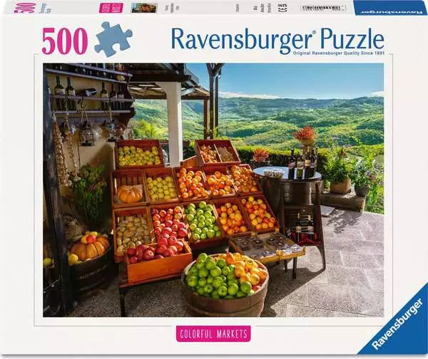 Ravensburger Fruit Market Croatia 500 piece puzzle box