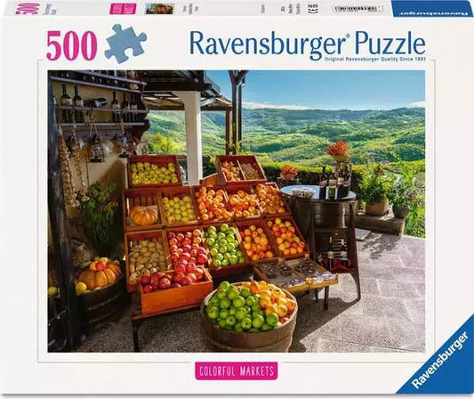 Ravensburger Fruit Market Croatia 500 piece puzzle box