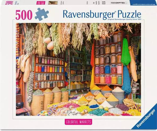 Ravensburger Colorful Spices Morocco 500 piece puzzle box