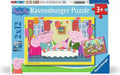Ravensburger Peppa Pig 2 x 12 piece puzzle box