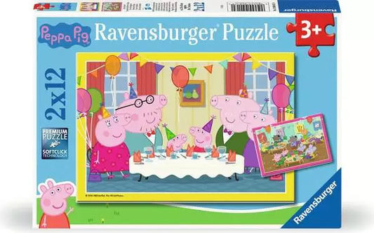 Ravensburger Peppa Pig 2 x 12 piece puzzle box