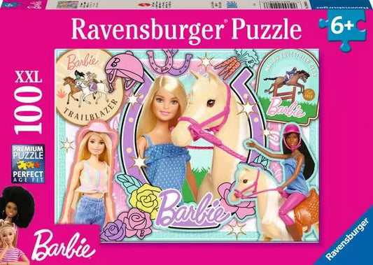 Ravensburger Barbie 100 piece XXL puzzle box