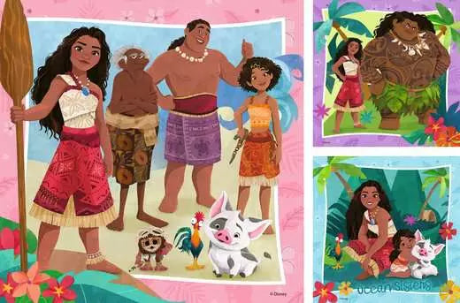 Ravensburger Moana 2 Off to New Adventures 3x49 Piece Puzzle