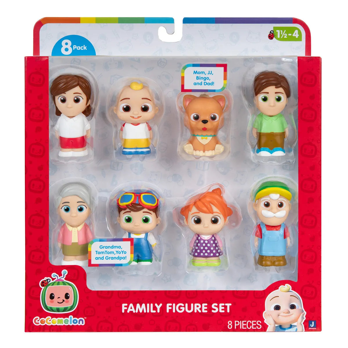 Cocomelon: 8 Figure Pack Family