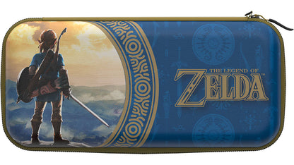 Nintendo Switch Travel Case Hyrule Blue front