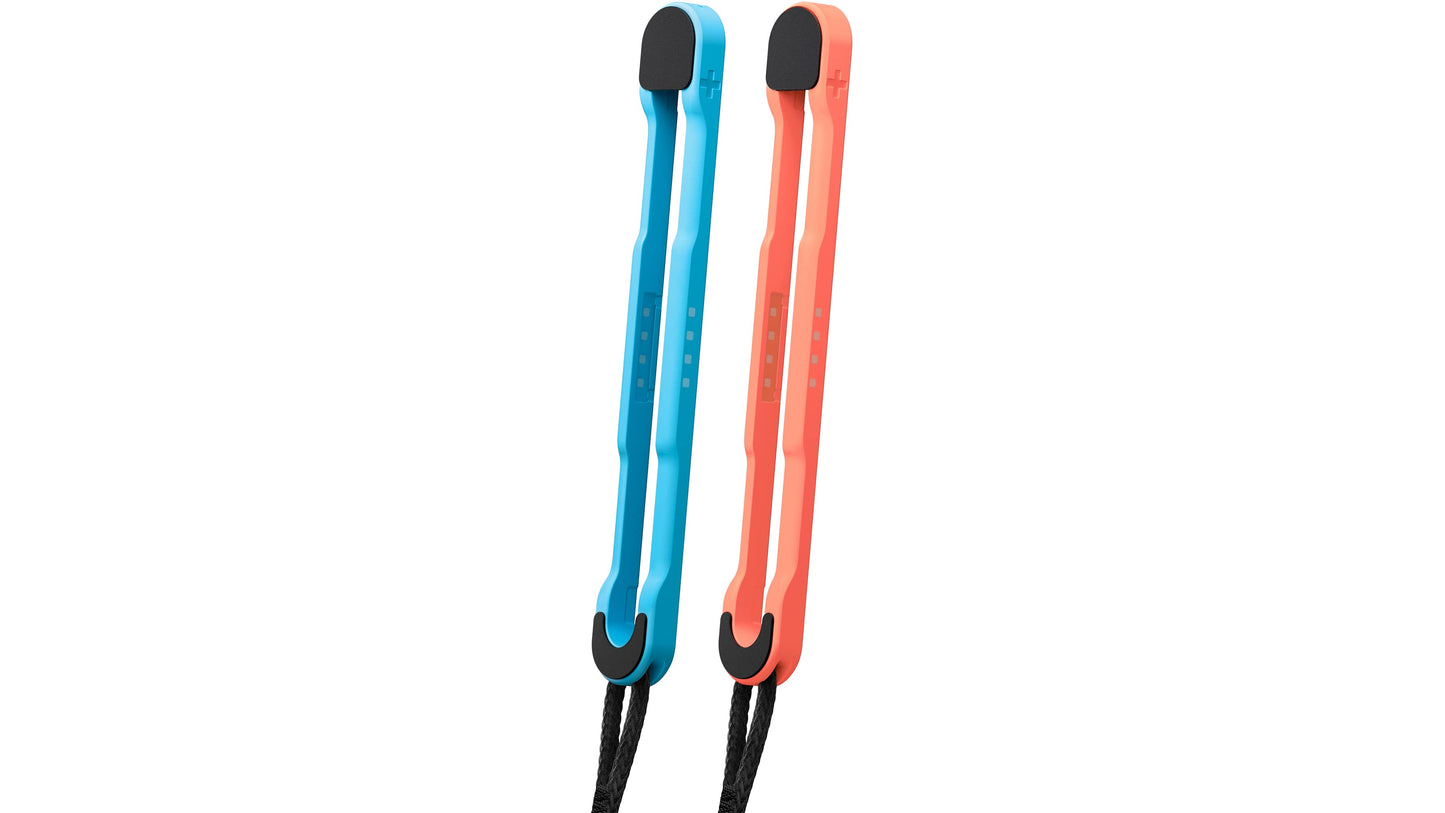 Nintendo Switch 2 Joy-Con 2 Straps Light Blue / Light Red front view