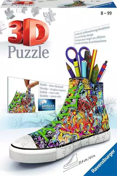 Ravensburger Sneakers Graffiti 108 piece 3D puzzle box