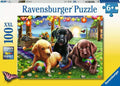 Ravensburger Puppy Picnic 100 piece puzzle box