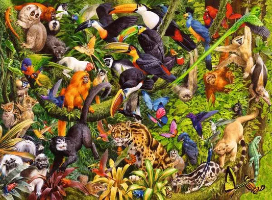 Ravensburger | Marvellous Menagerie, 200pc XXL