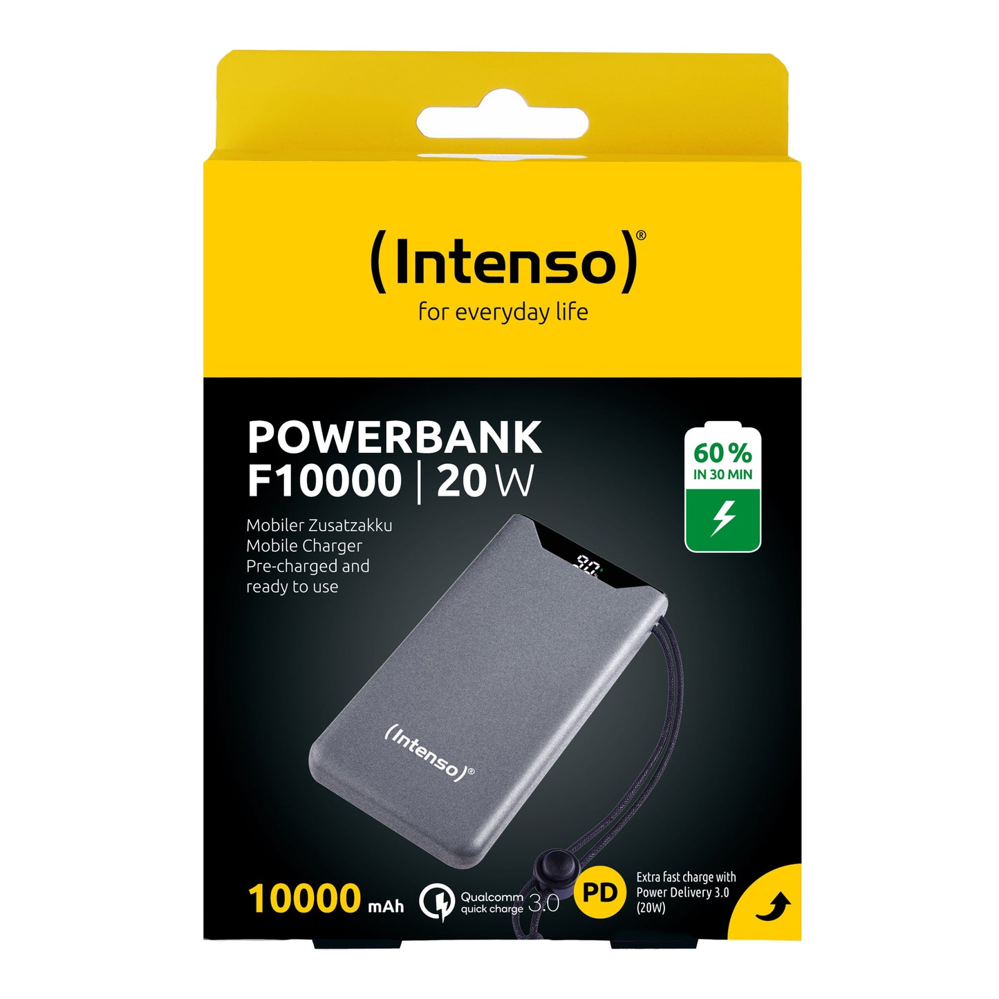 Intenso | F10000 Power Bank 10000mAh - Grey
