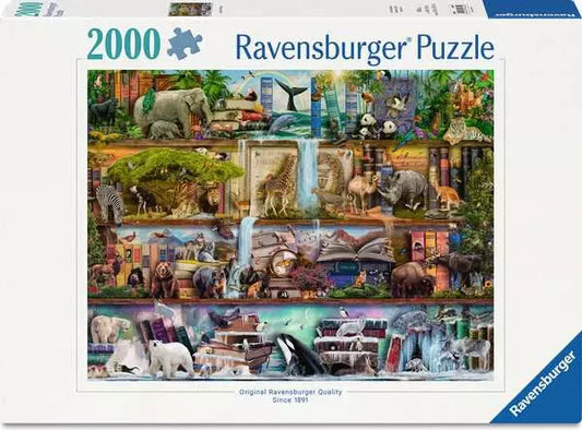 Ravensburger Big Animal World 2000 piece puzzle box