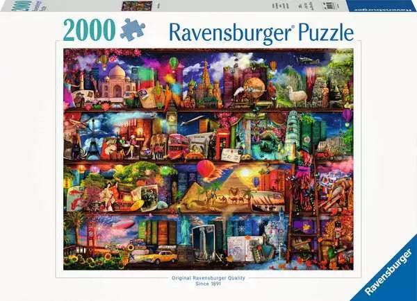 Ravensburger World of Books 2000 piece puzzle box