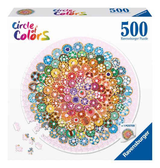 RAVENSBURGER CIRLCE OF COLOURS JIGSAW PUZZLE 500 PCS