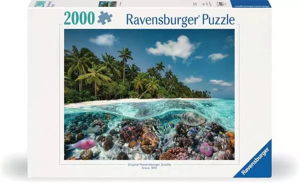 Ravensburger A Dive in the Maldives 2000 piece puzzle box