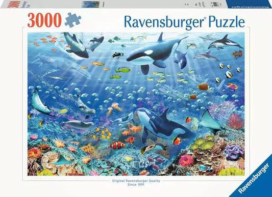 Ravensburger Colorful Underwater World 3000 piece puzzle box