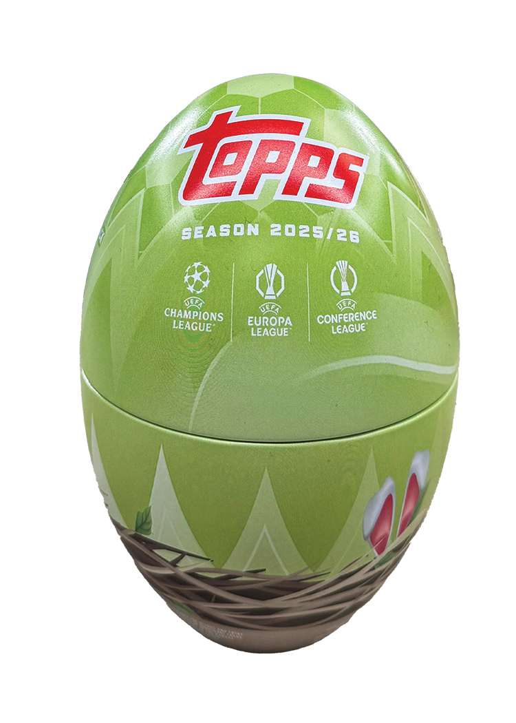 Topps UEFA Club Competitions 2025/26 Spring Tin green