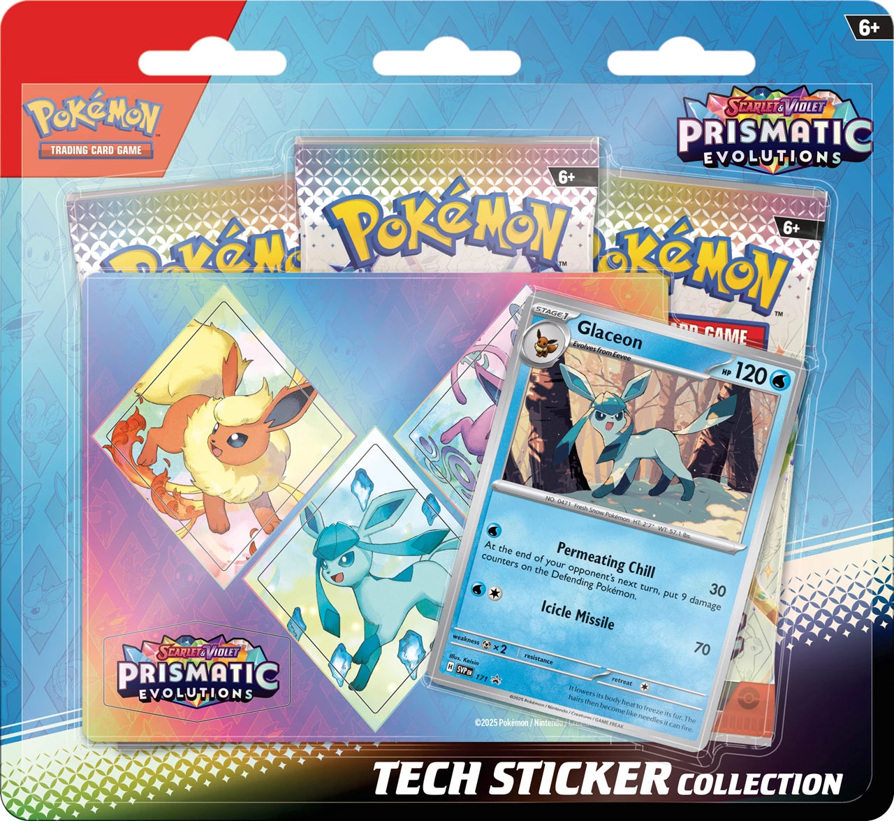 Pokémon TCG – Scarlet & Violet 8.5 – Prismatic Evolutions - Tech Sticker  Collection