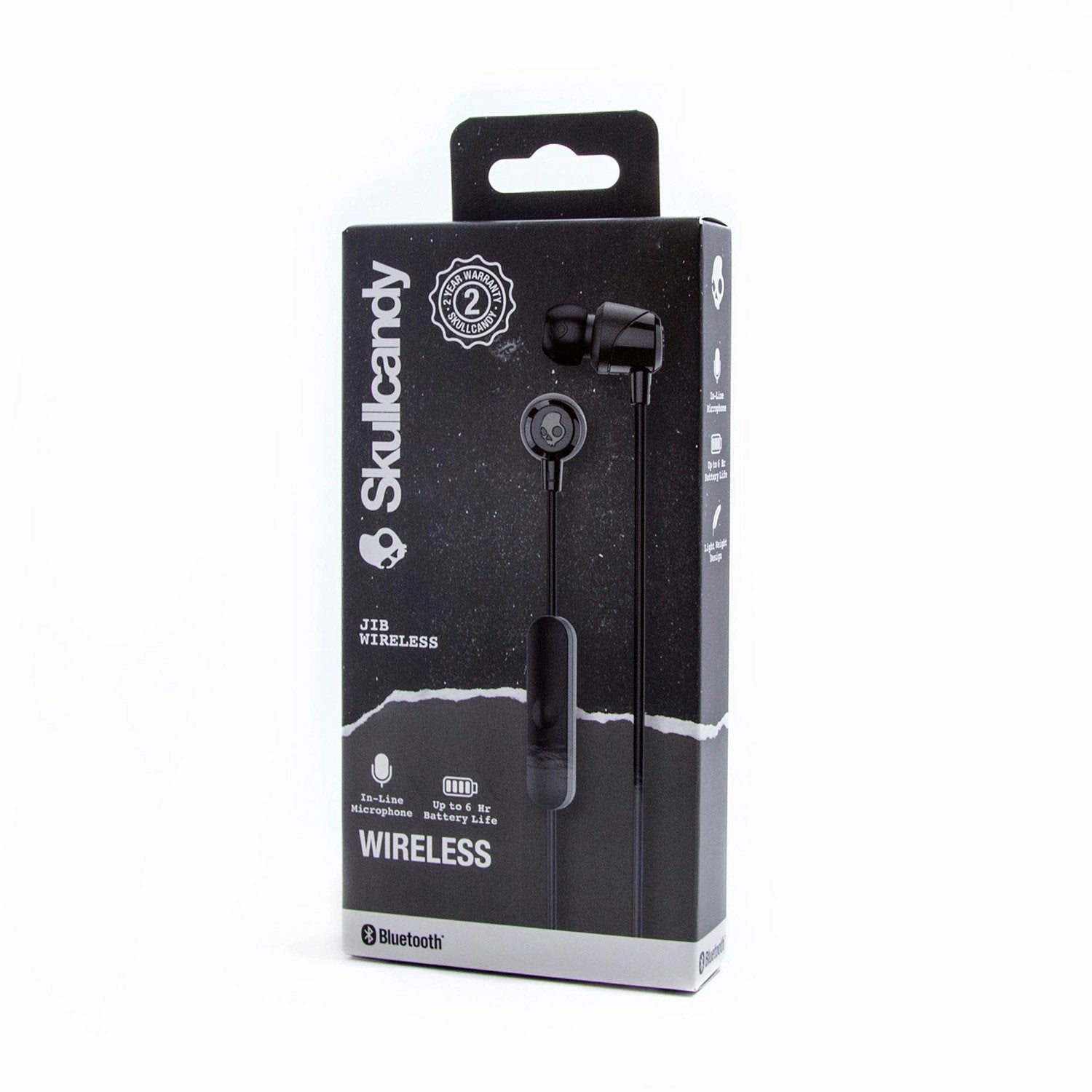 Skullcandy: Jib Wireless Bluetooth Earphones Black