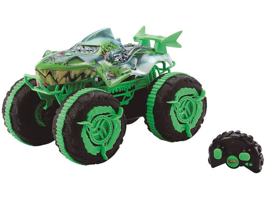 Hot Wheels Monster Trucks Mutant Chaos Great Bite RC (1:15) - Hot Wheels Monster Trucks Mutant Chaos Vehículo Radio Control Great Bite
