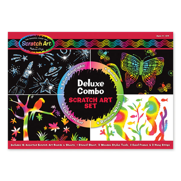 Melissa & Doug: Deluxe Combo Scratch Art Set