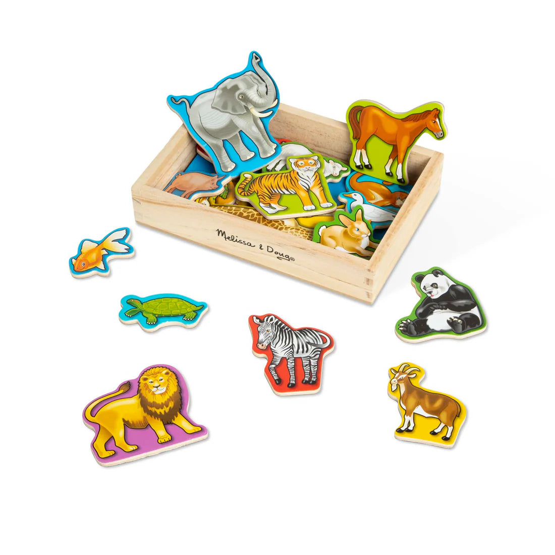 Melissa & Doug:  Magnetic Wooden Animals