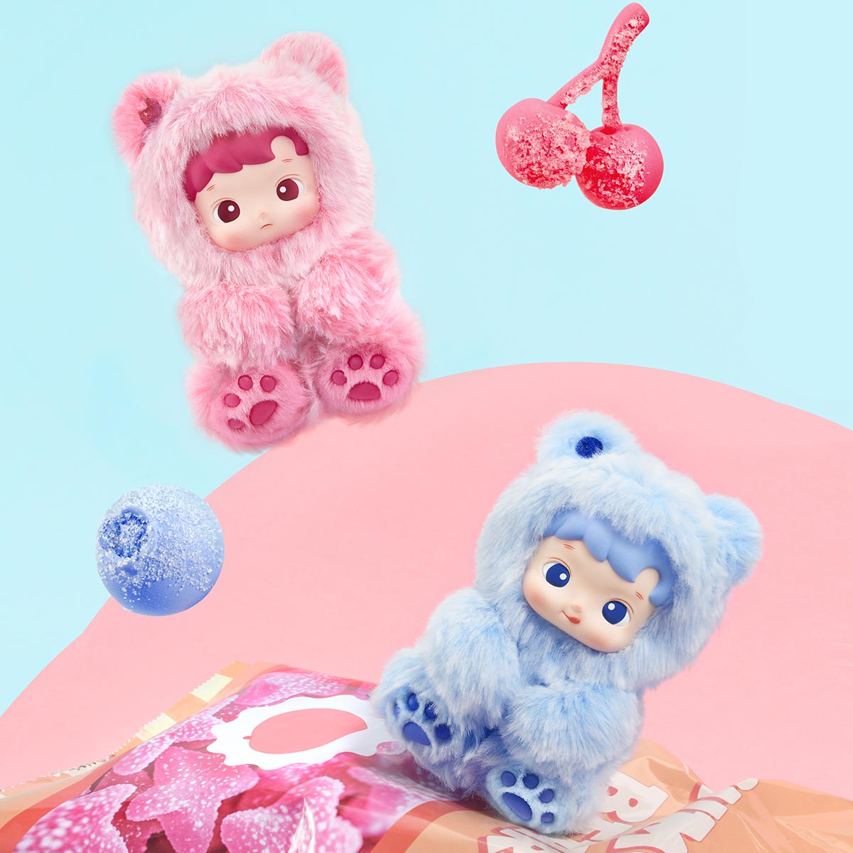 POP MART | HACIPUPU: Gummy Bear Series Vinyl Plush Pendant Blind Box