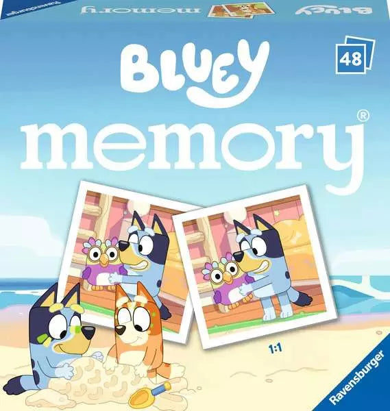 Ravensburger Bluey Mini Memory game box