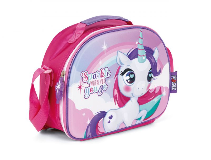 Unicorn 3D Insulated Lunch Bag 26 x 21 x 11 cm