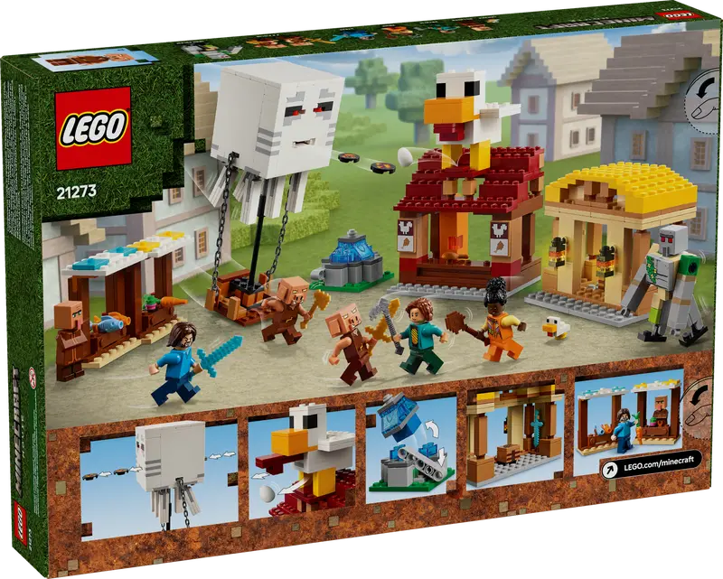 LEGO® | Minecraft: The Ghast Balloon Village Attack (21273)