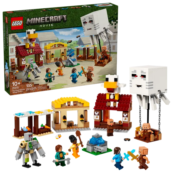 LEGO® | Minecraft: The Ghast Balloon Village Attack (21273)