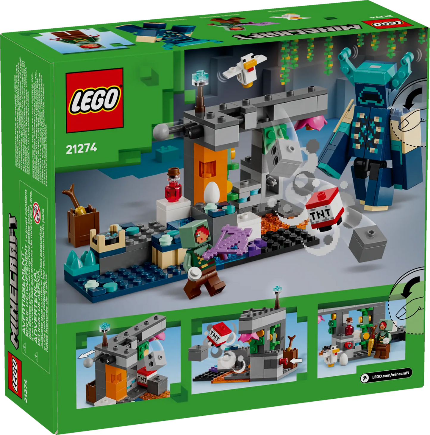 LEGO® | Minecraft: The Warden Encounter (21274)