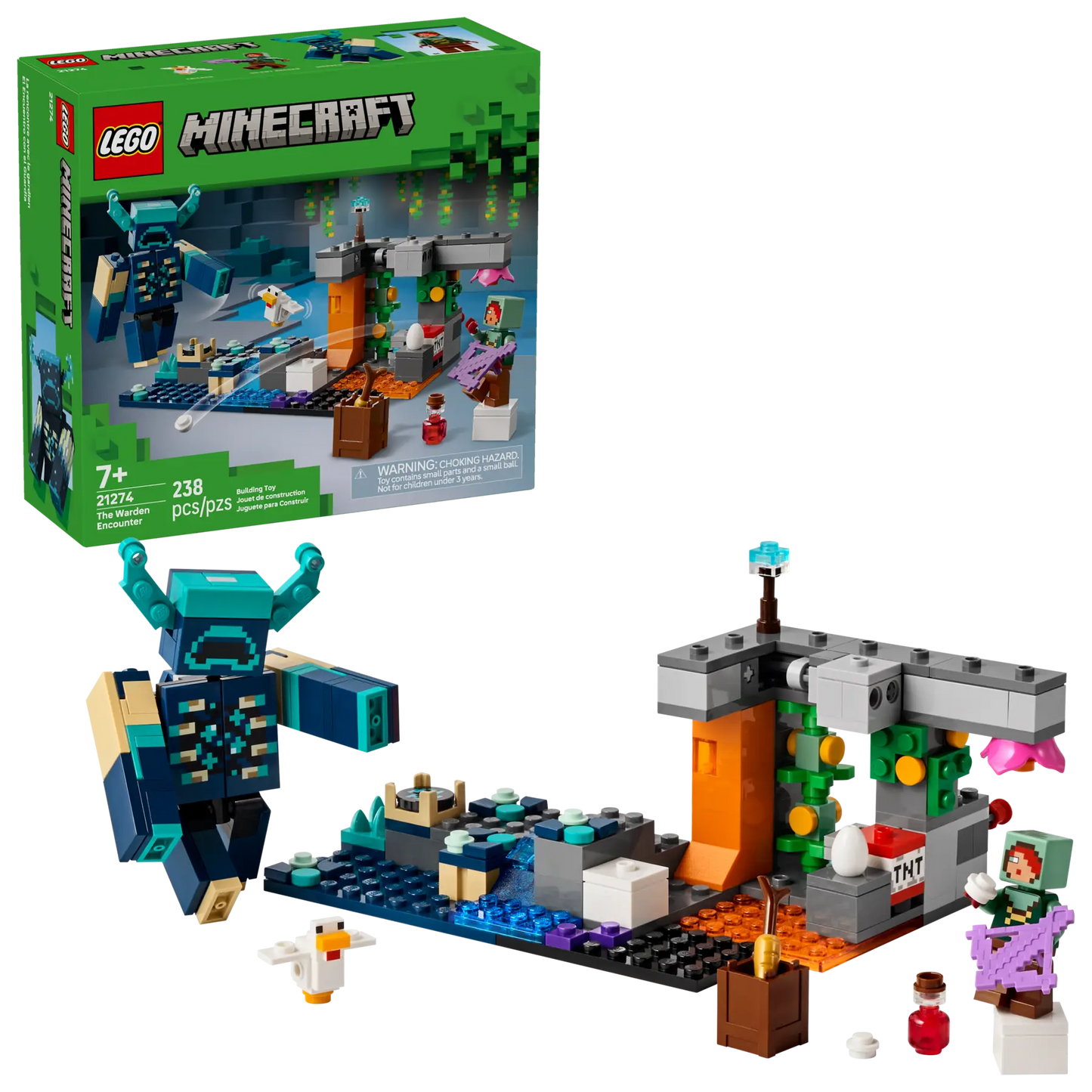 LEGO® | Minecraft: The Warden Encounter (21274)