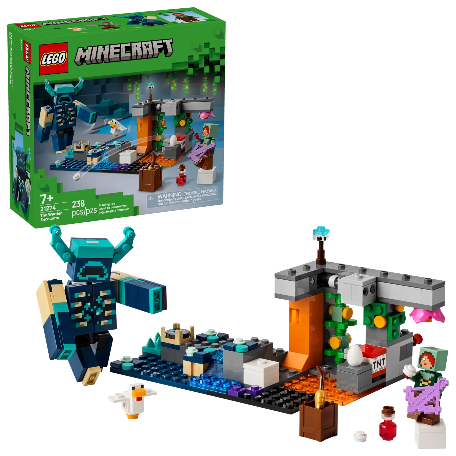 LEGO® | Minecraft: The Warden Encounter (21274)