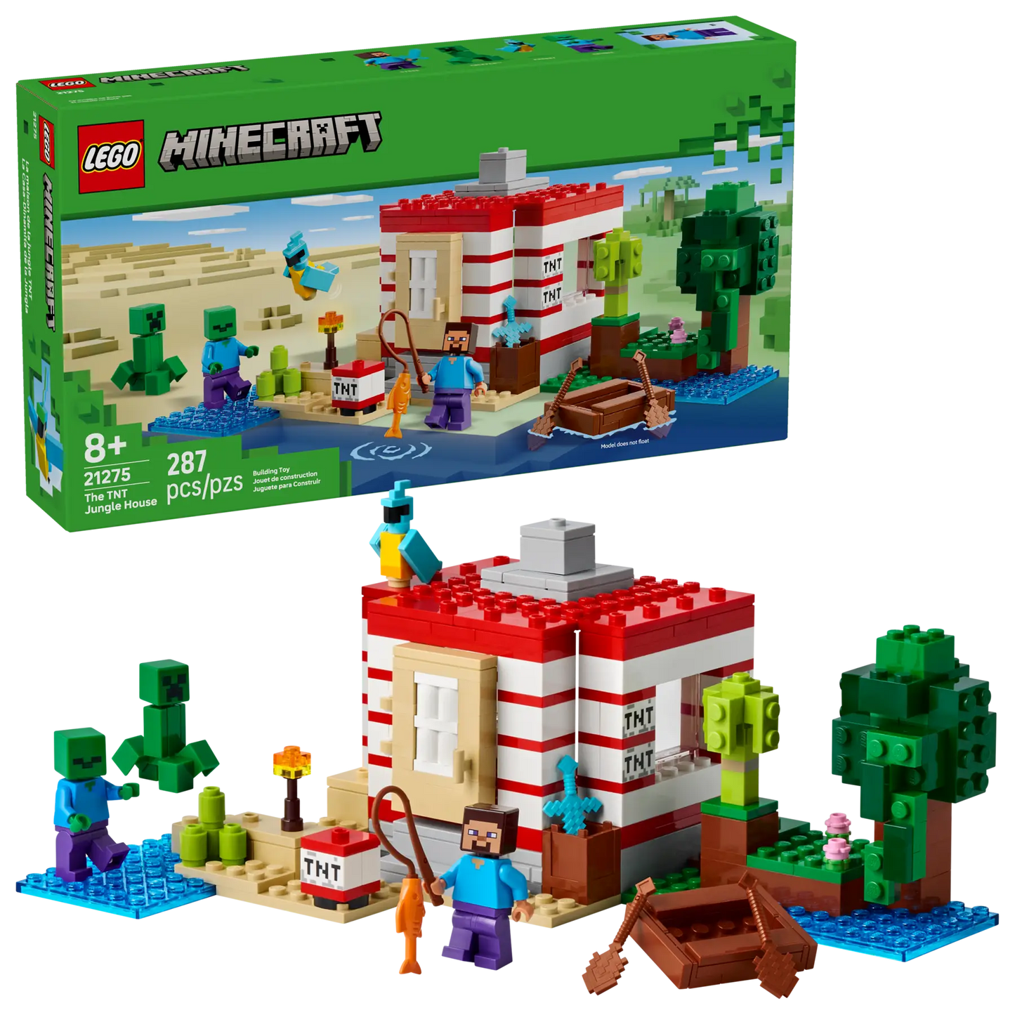 LEGO® | Minecraft: The TNT Jungle House (21275)