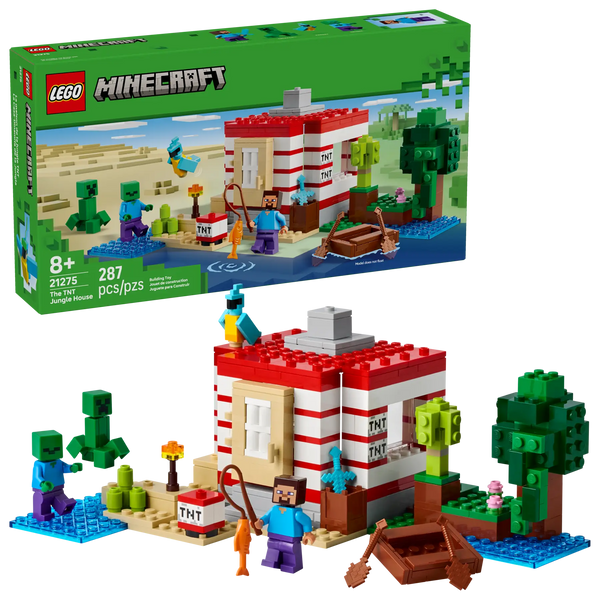 LEGO® | Minecraft: The TNT Jungle House (21275)