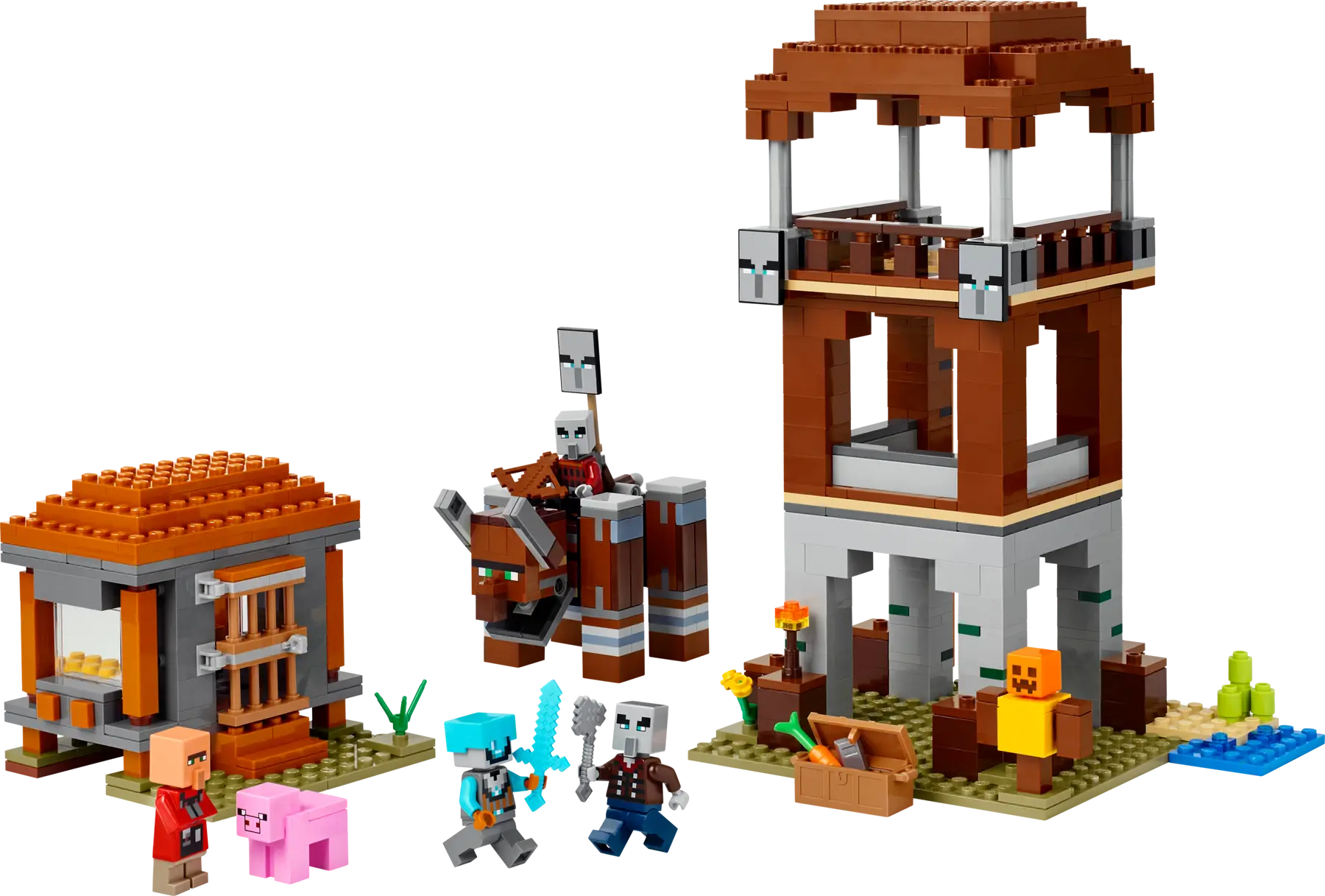 LEGO® | Minecraft: The Pillager Outpost and Ravager (21278)
