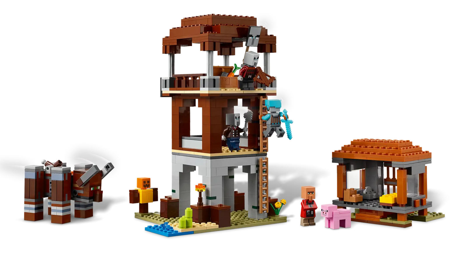 LEGO® | Minecraft: The Pillager Outpost and Ravager (21278)