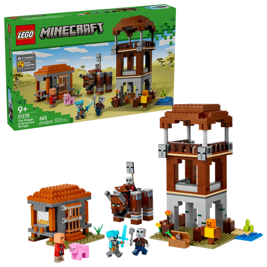 LEGO® | Minecraft: The Pillager Outpost and Ravager (21278)