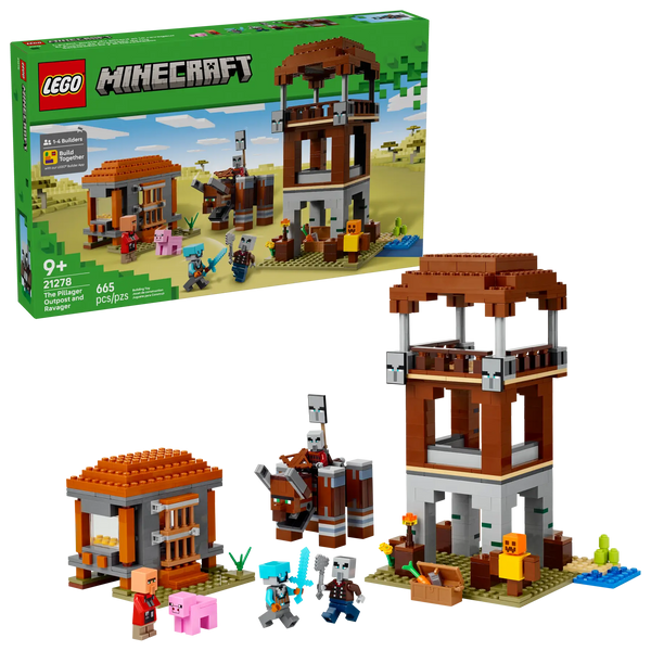 LEGO® | Minecraft: The Pillager Outpost and Ravager (21278)