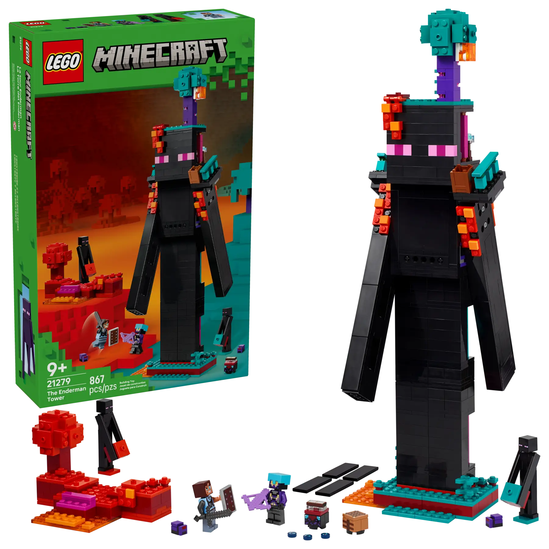 LEGO® | Minecraft: The Enderman Tower (21279)