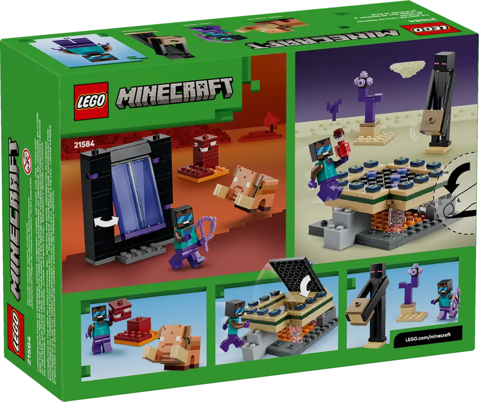 LEGO® | Minecraft: Nether & End Portal Journey (21584)