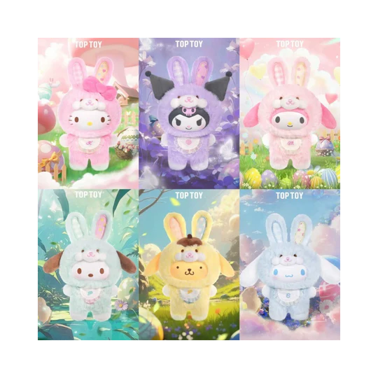 Top Toy Sanrio Characters Elf Bunny Series Plush Pendant Blind Box