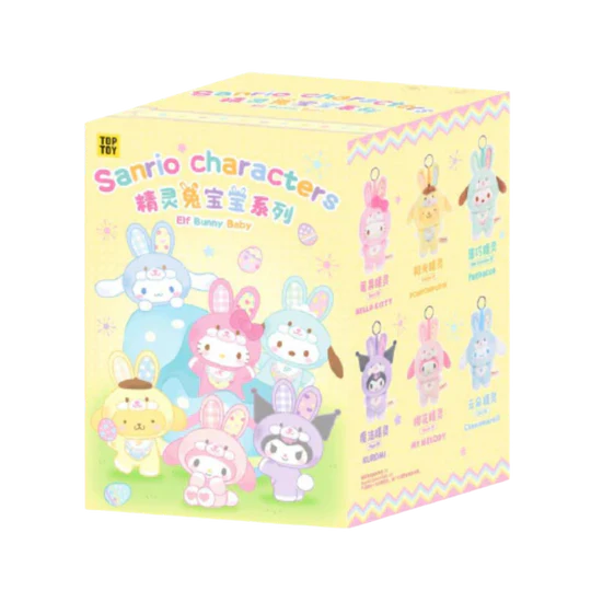 Top Toy Sanrio Characters Elf Bunny Series Plush Pendant Blind Box