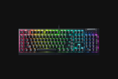 Razer BlackWidow V4 X mechanical gaming keyboard in black - switch detail