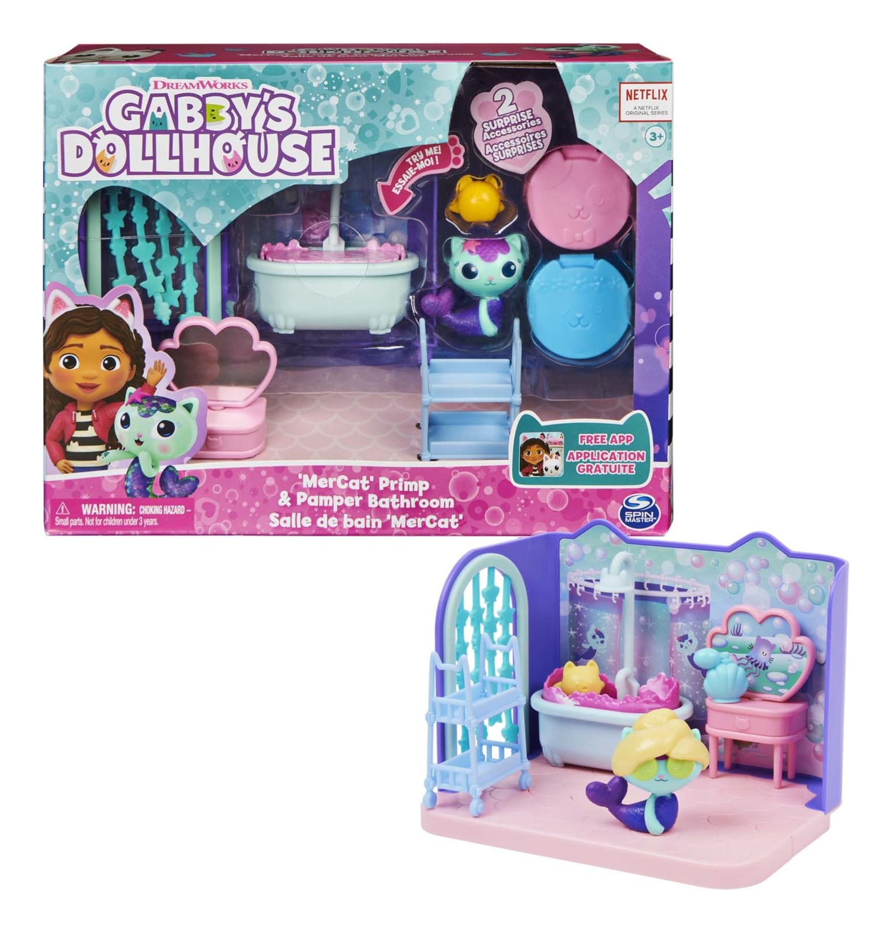 Gabby's Dollhouse Deluxe Room - Bathroom