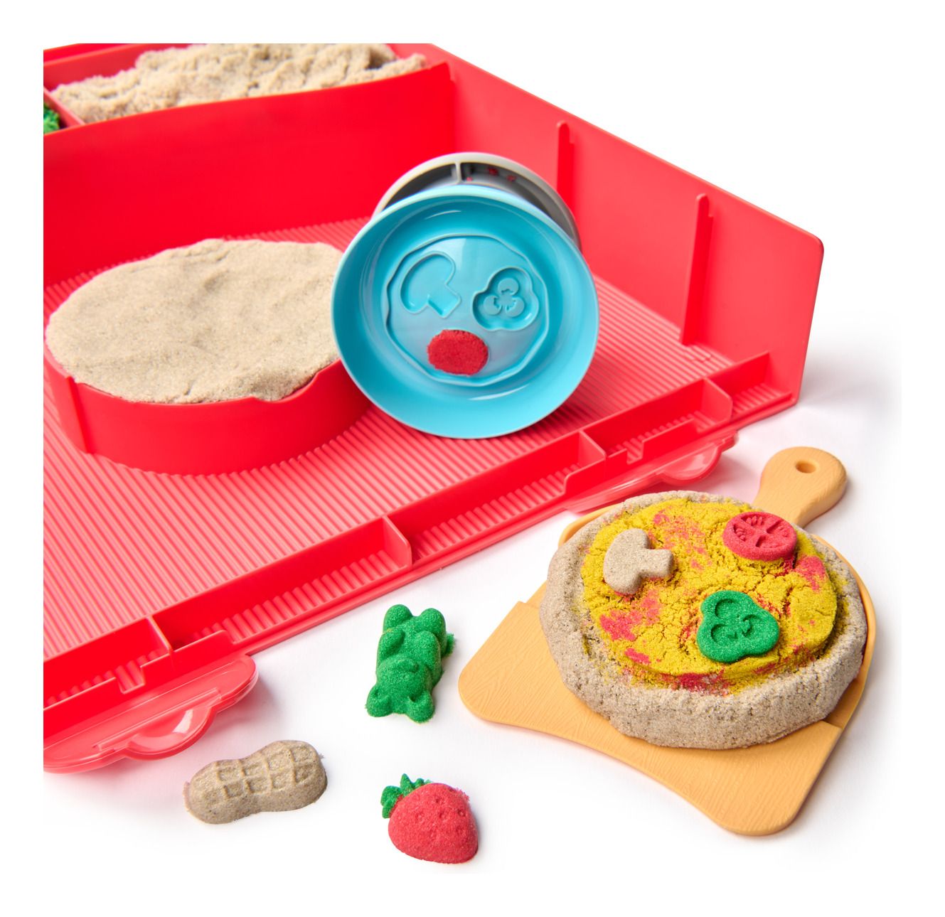Kinetic Sand Squish Pizza